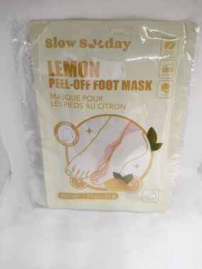 Lemon Peel-Off Foot Mask – Cream Yellow